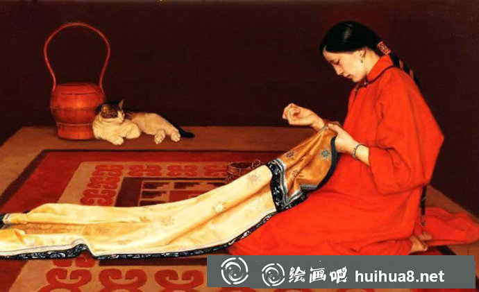 陳丹青油畫人物作品7