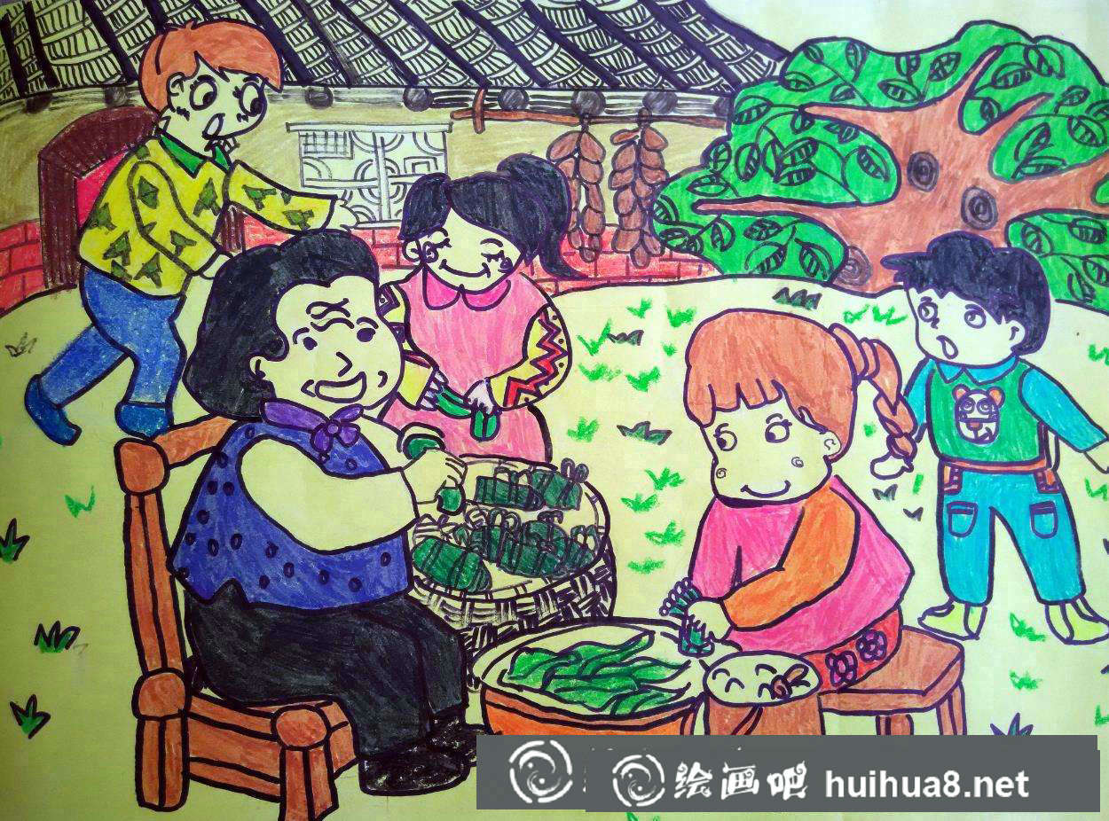 端午節(jié)兒童畫3