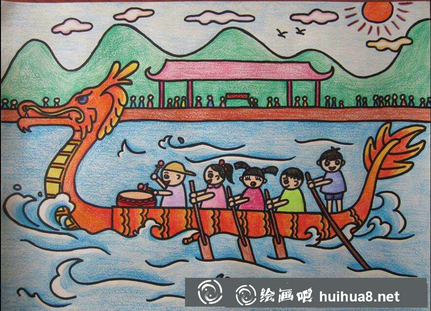 端午節(jié)兒童畫6