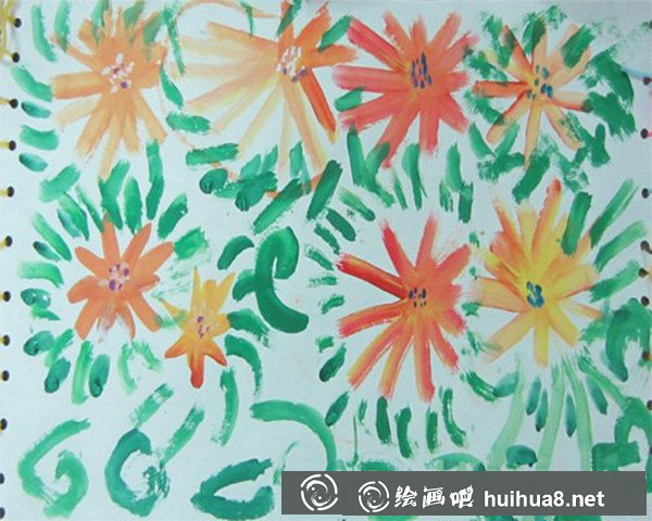 兒童水粉風(fēng)景畫圖片賞析