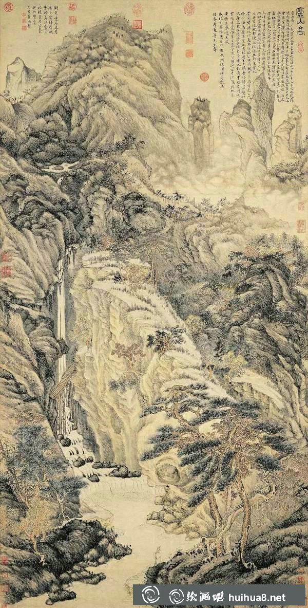 沈周山水畫作品欣賞