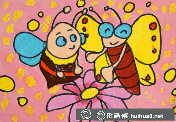 色彩斑斕的小蜜蜂
