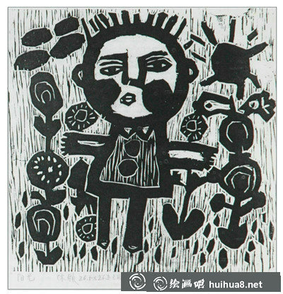 兒童版畫作品1