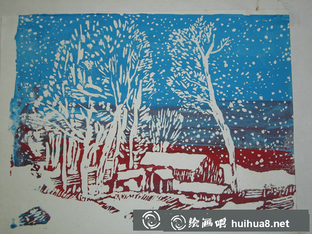 兒童版畫作品6