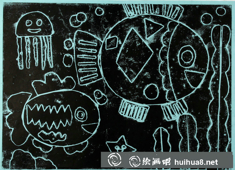 兒童版畫作品7