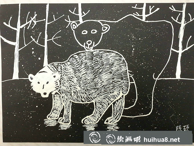 兒童版畫作品19