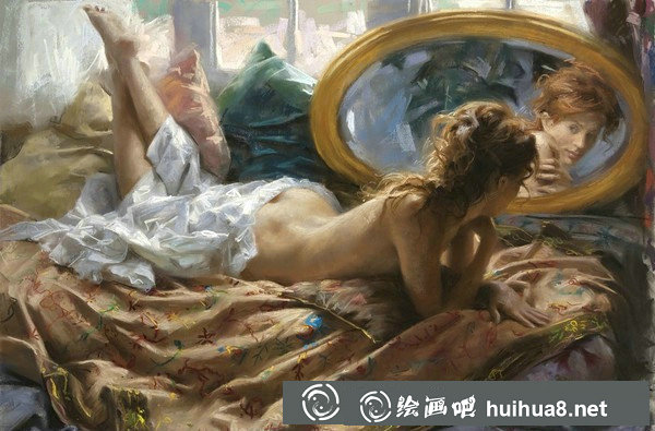 寫(xiě)實(shí)女人體油畫(huà)作品4