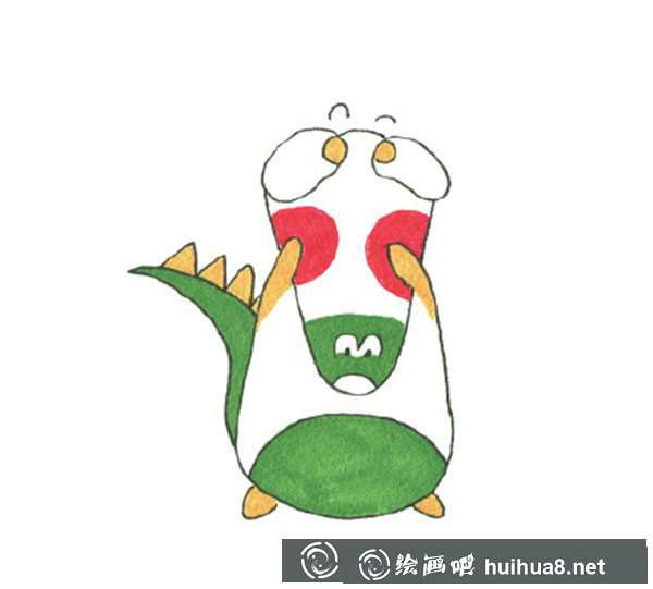 小鱷魚兒童畫