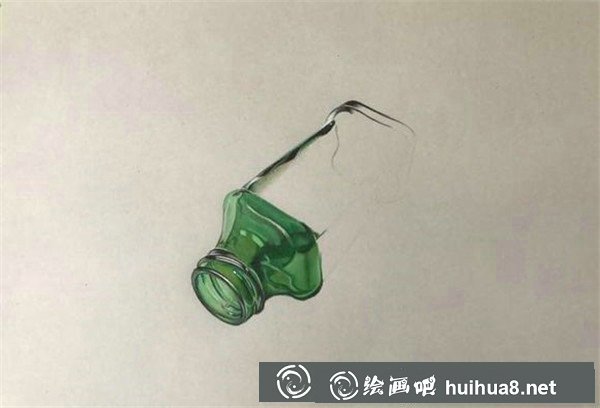 彩鉛畫玻璃