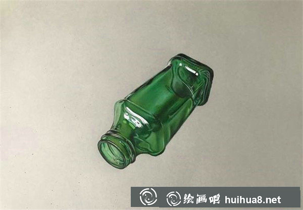 彩鉛畫玻璃