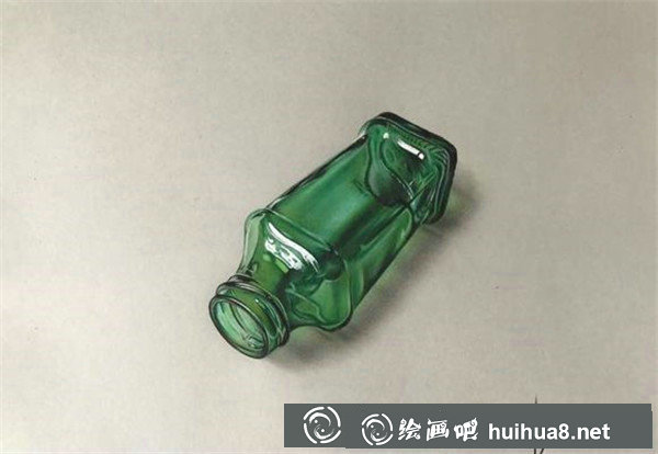 彩鉛畫玻璃