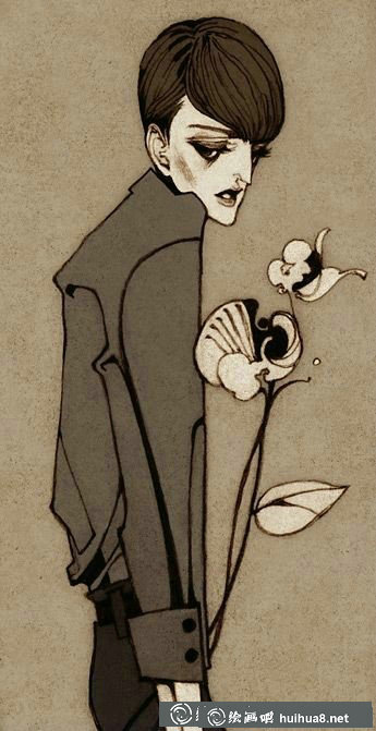 韓國插畫師Jinyoung Shin作品“骨感美”賞析