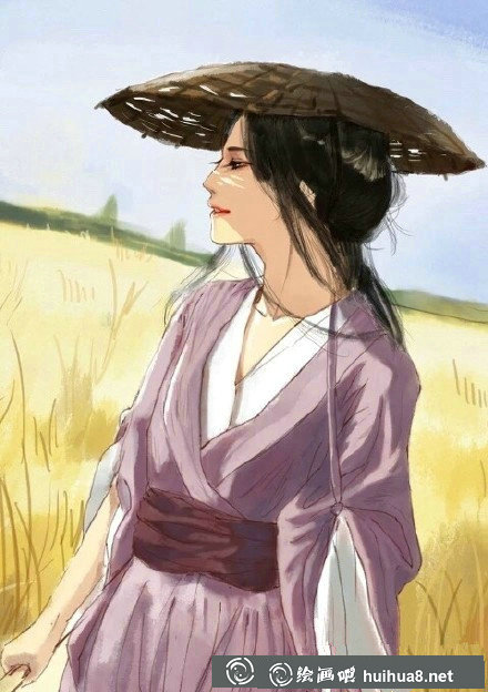 范冰冰生活時(shí)光水彩畫(huà)