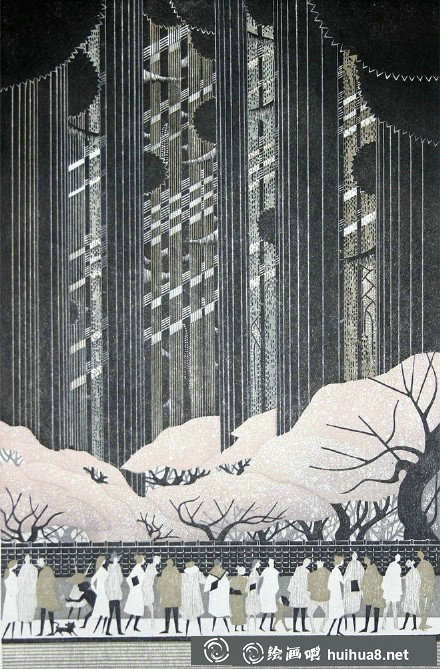 東京藝術(shù)家雷森村版畫作品欣賞