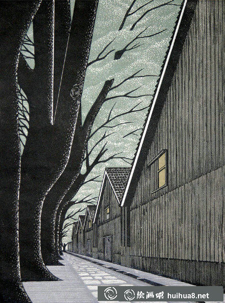 東京藝術(shù)家雷森村版畫作品欣賞