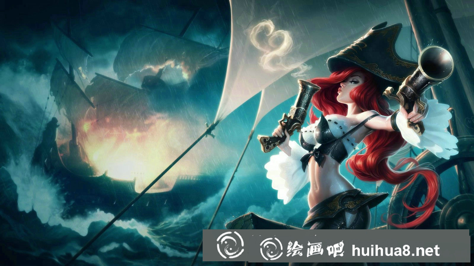 英雄聯(lián)盟女警插畫(huà)