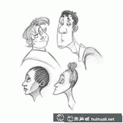 漫畫入門歐美臨摹素材集