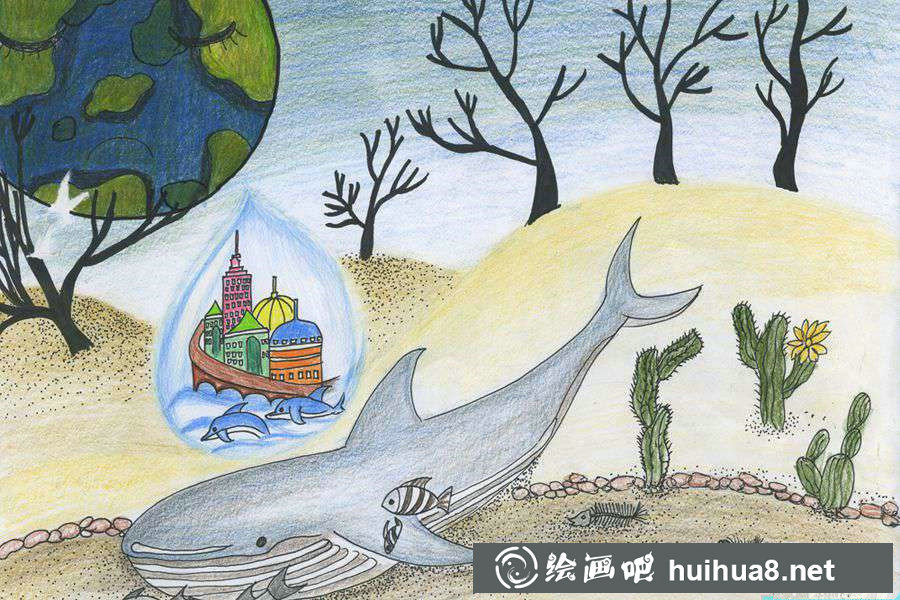 小朋友的環(huán)保畫作：地球媽媽