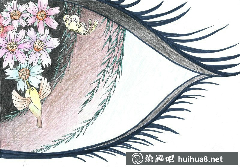小朋友的環(huán)保畫作：綠色出行
