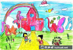 開(kāi)學(xué)啦兒童創(chuàng)意繪畫(huà)精選