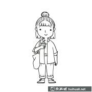 兒童畫可愛小女孩精選集