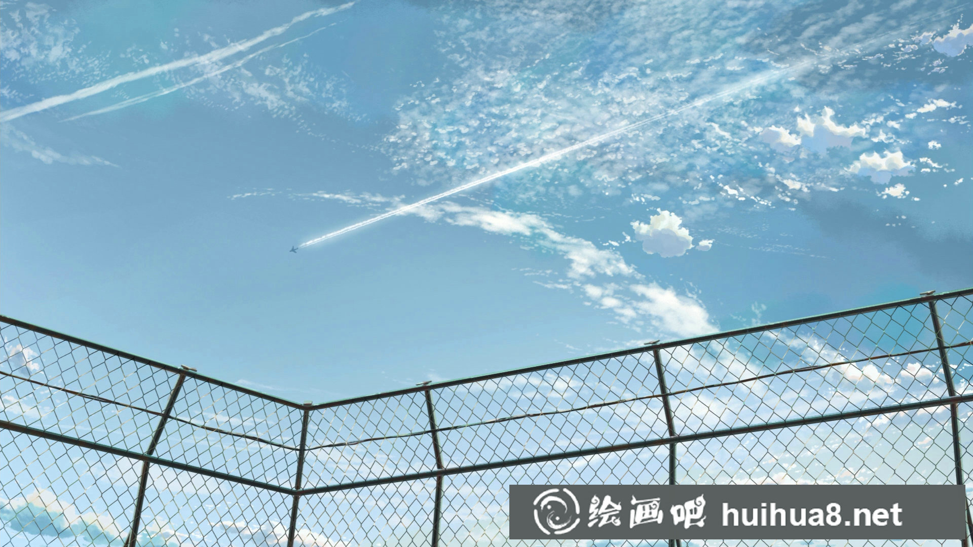 日漫言葉之庭場景插畫