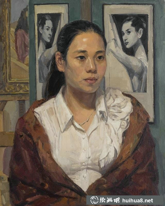 中國(guó)人物油畫作品四