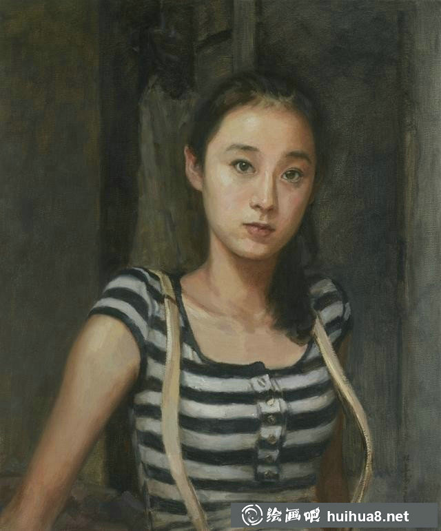 中國(guó)人物油畫作品五