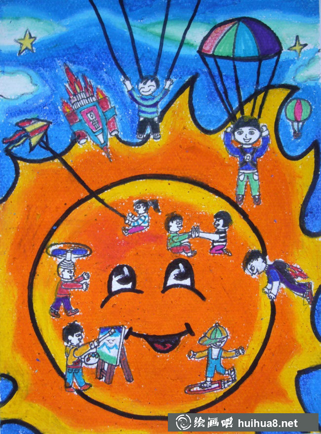 未來(lái)科技畫(huà)作