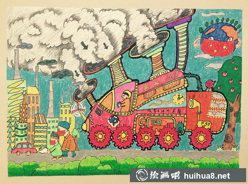 未來(lái)科技畫(huà)作