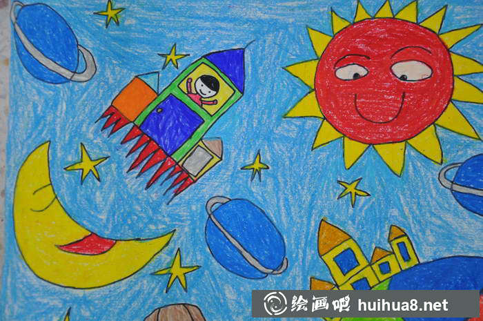 未來(lái)科技畫(huà)作