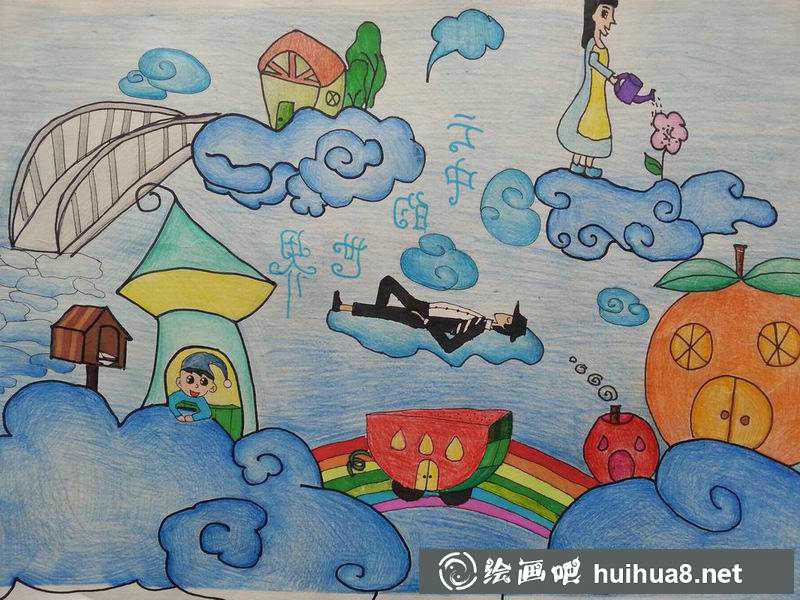 未來(lái)科技畫(huà)作