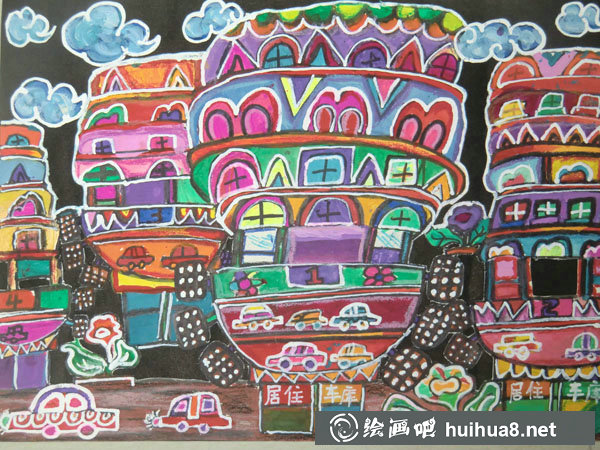 未來(lái)科技畫(huà)作
