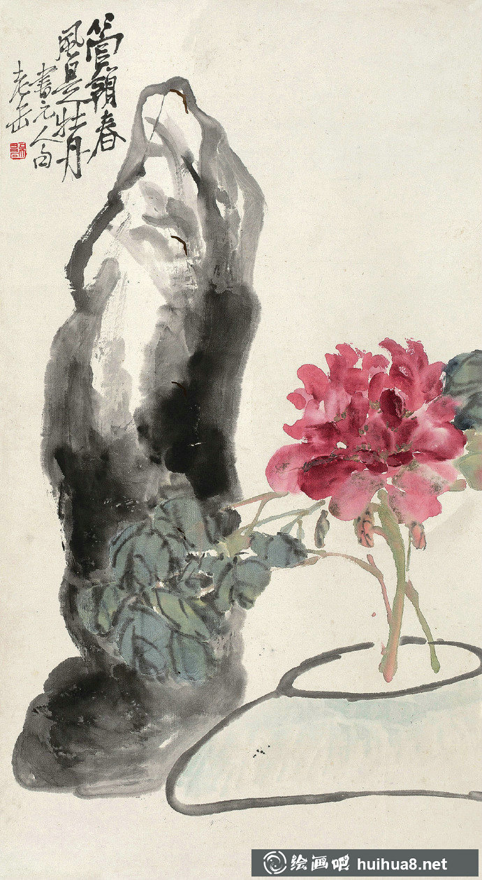 吳昌碩國(guó)畫花卉作品欣賞