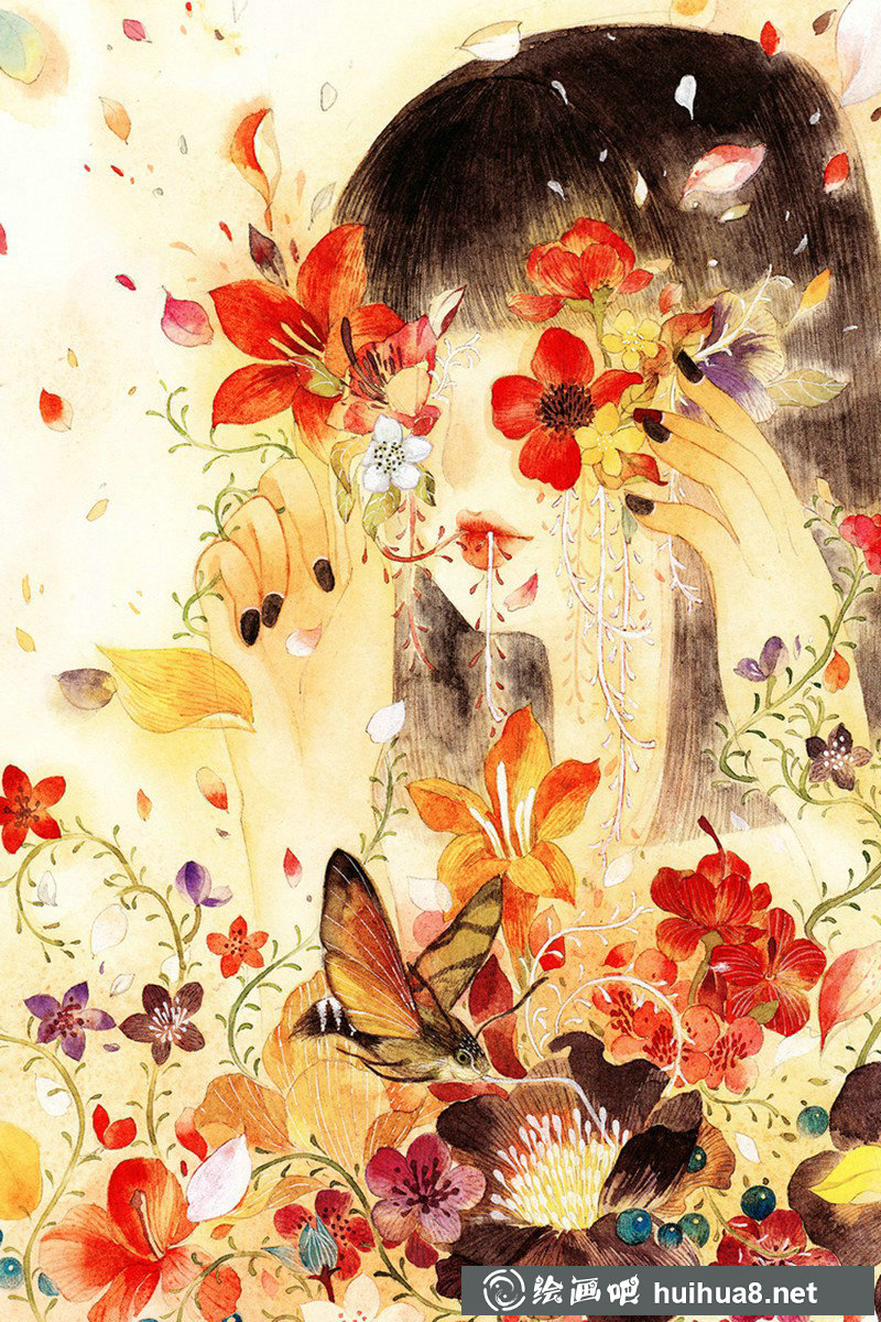 奇幻色彩的插畫作品