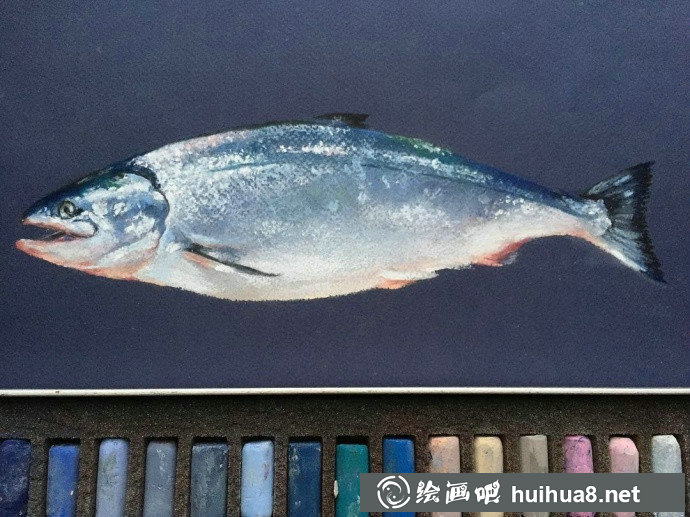色粉畫作品二