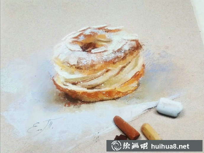 色粉畫作品四