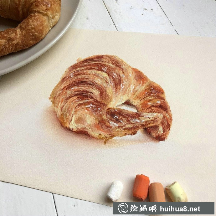 色粉畫作品六