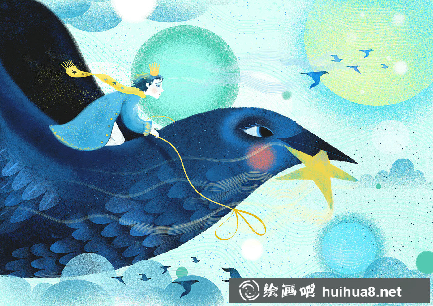 夢(mèng)幻童話(huà)繪本封面插畫(huà)14