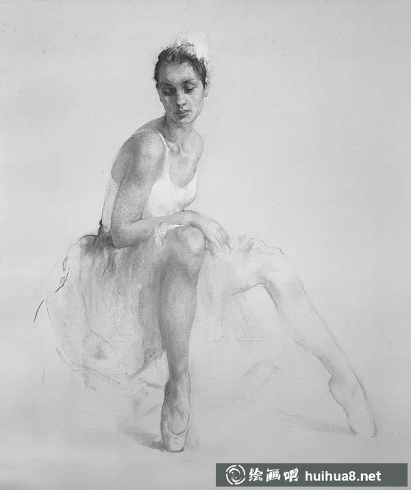 尼古拉布洛欣素描作品欣賞