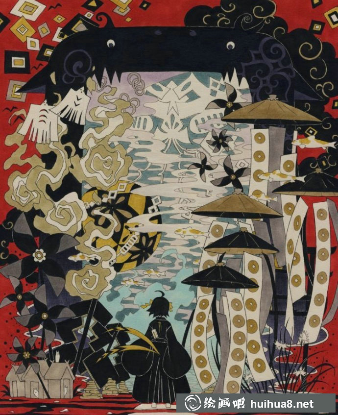 日本插畫師手繪插畫作品二