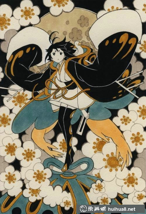 日本插畫師手繪插畫作品七