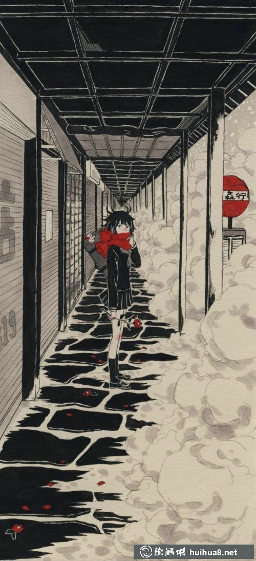 日本插畫師手繪插畫作品八