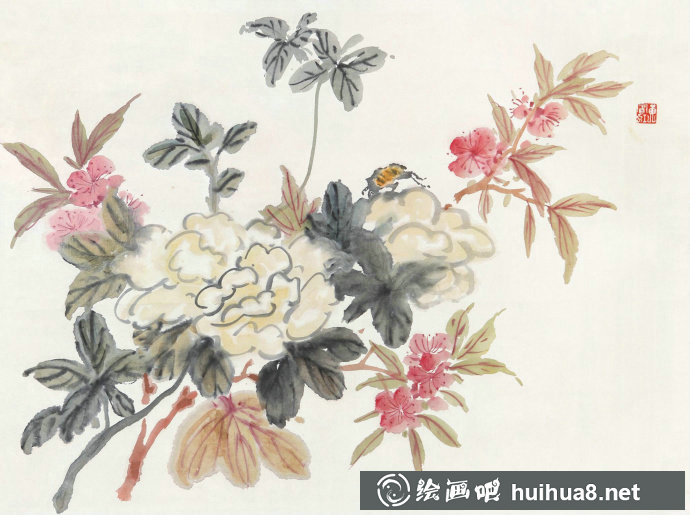 黃賓虹花鳥畫作品欣賞