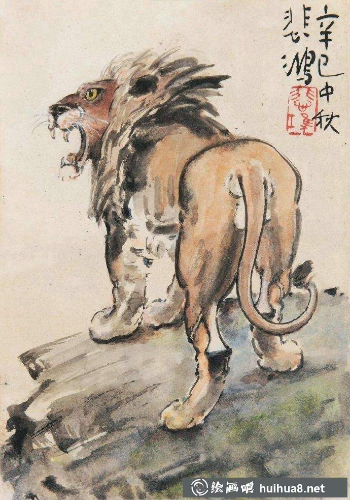 徐悲鴻國(guó)畫作品欣賞