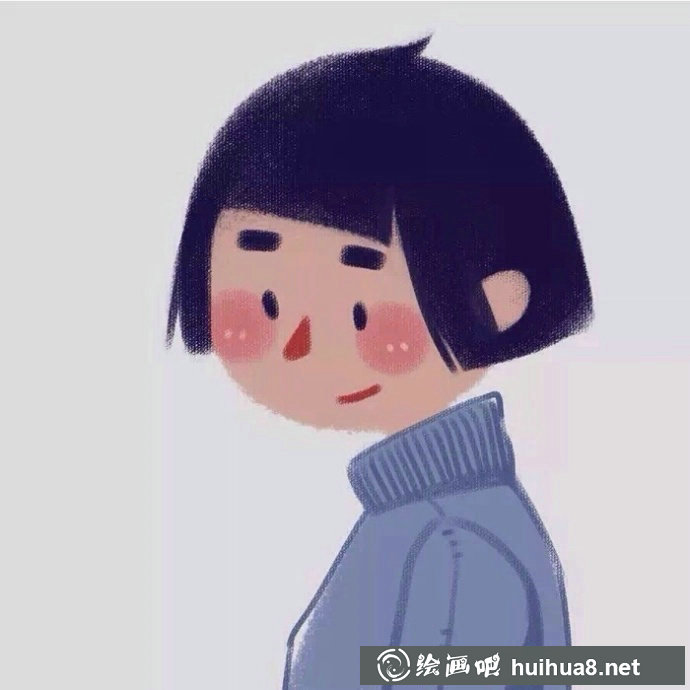 可臨?。阂唤M可愛(ài)的人物插畫作品欣賞