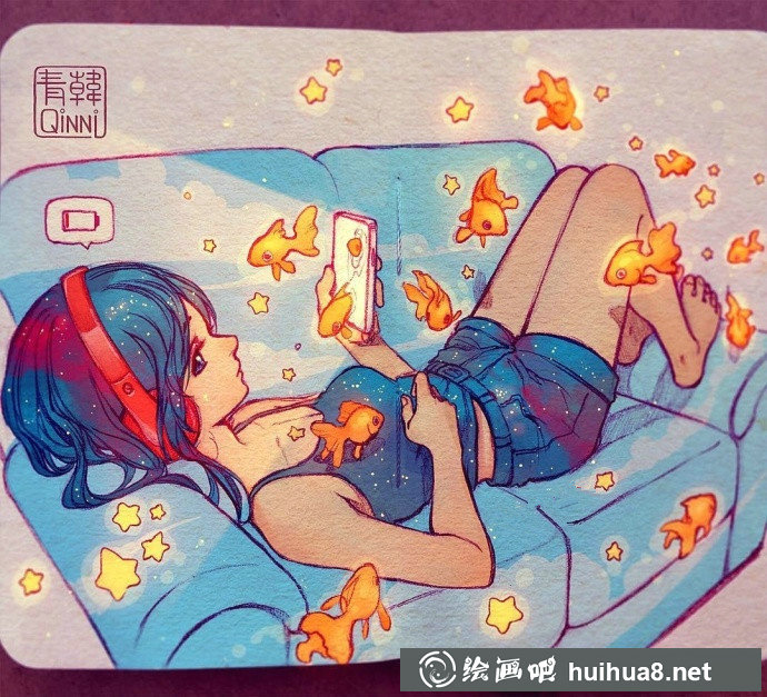 Qing Han插畫作品6