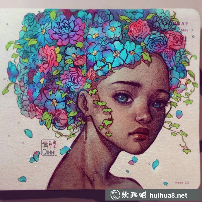 Qing Han插畫作品7