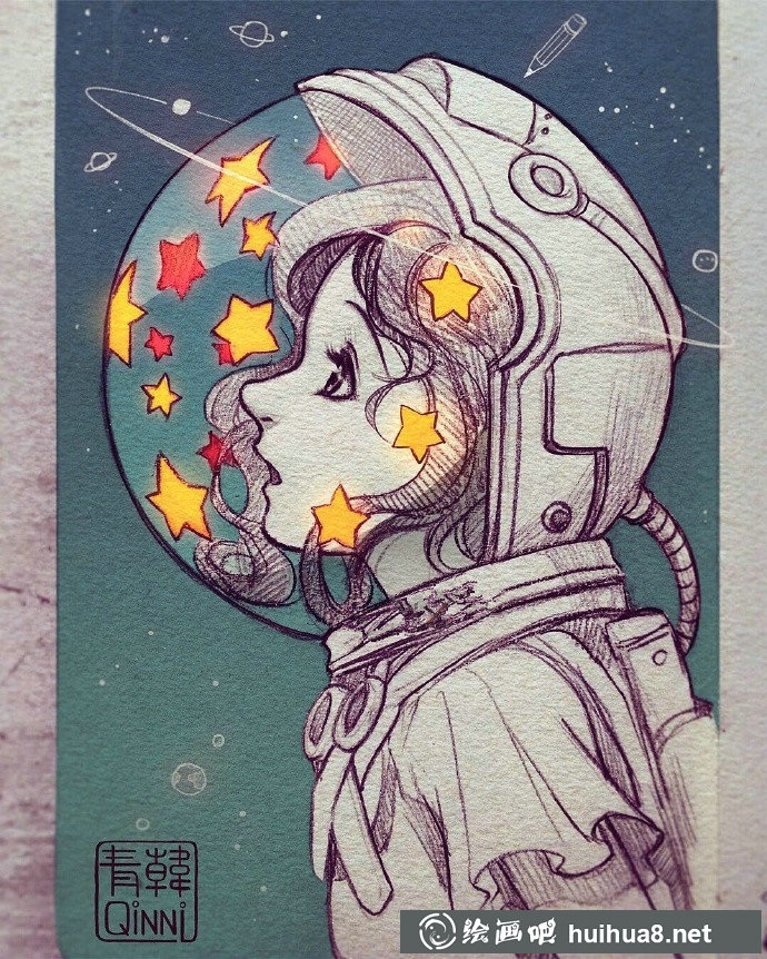Qing Han插畫作品8