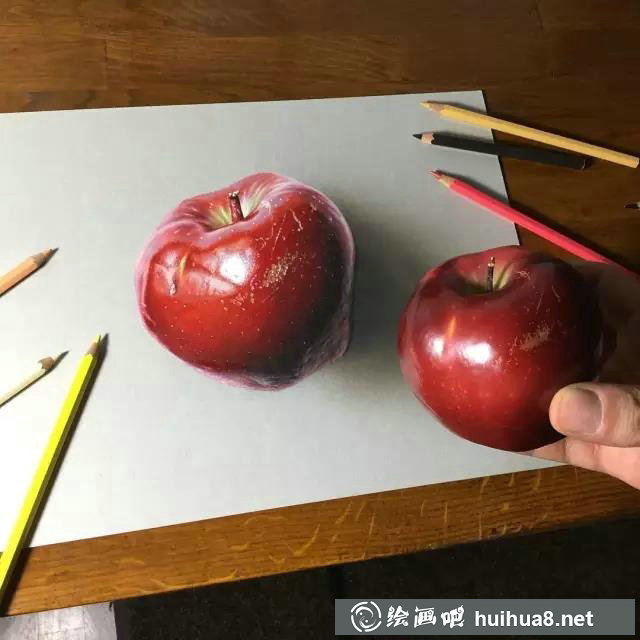 一組外國物品超寫實(shí)彩鉛畫作品欣賞
